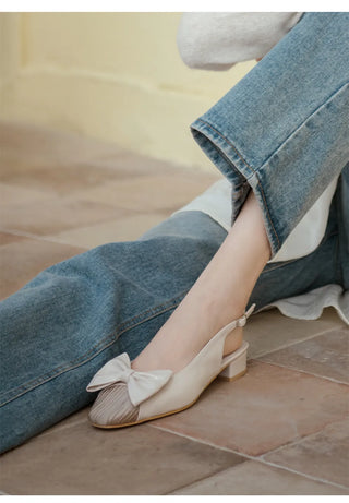 Plie Ribbon Slingback 3cm