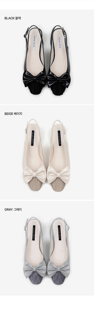 Plie Ribbon Slingback 3cm