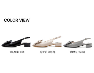 Plie Ribbon Slingback 3cm