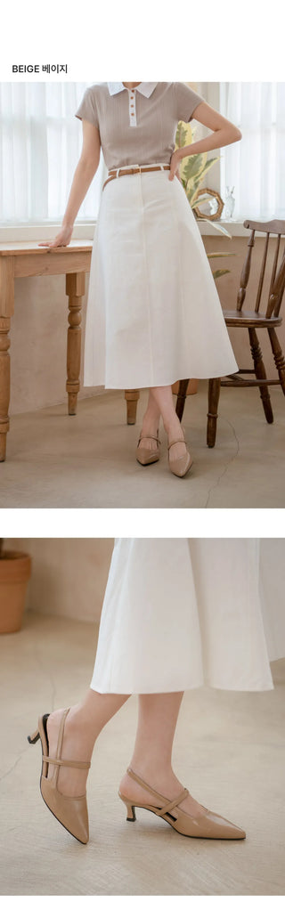Vaind Mid-Heel Slingback 5cm