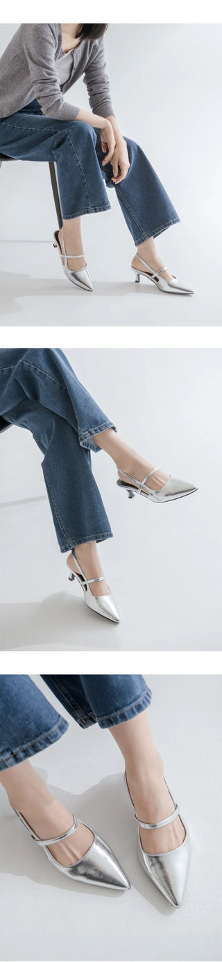 Vaind Mid-Heel Slingback 5cm