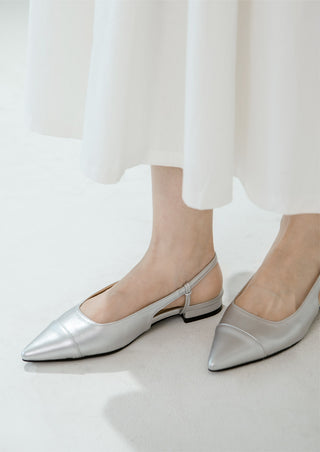 Leond Slingback Flat Shoes 2cm
