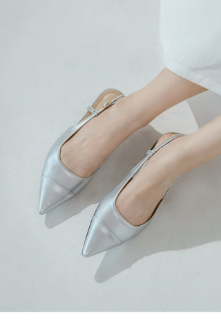 Leond Slingback Flat Shoes 2cm