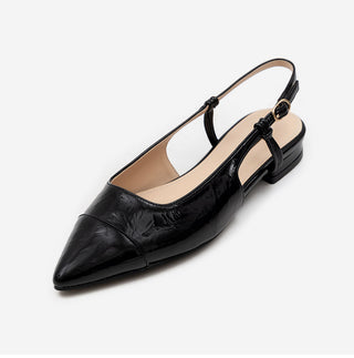 Leond Slingback Flat Shoes 2cm