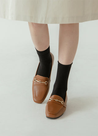 Wise Basic Flat Loafers 1cm