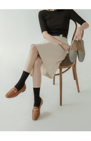 Wise Basic Flat Loafers 1cm