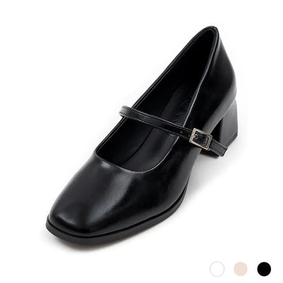 Clarkson Mary Jane Mid-heel Pumps 5cm