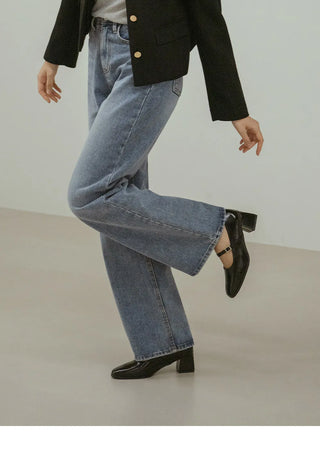 Clarkson Mary Jane Mid-heel Pumps 5cm