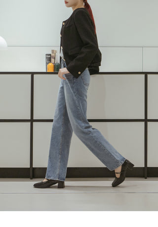 Clarkson Mary Jane Mid-heel Pumps 5cm