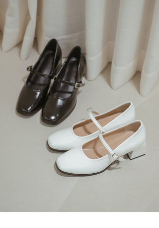 Clarkson Mary Jane Mid-heel Pumps 5cm
