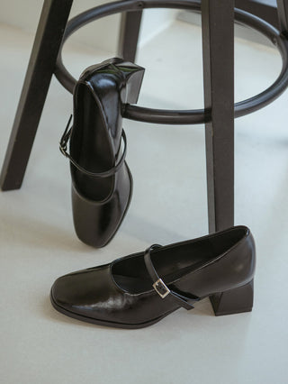 Clarkson Mary Jane Mid-heel Pumps 5cm