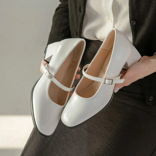 Clarkson Mary Jane Mid-heel Pumps 5cm