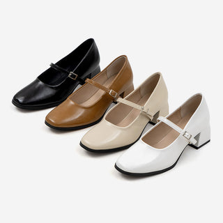 Clarkson Mary Jane Mid-heel Pumps 5cm