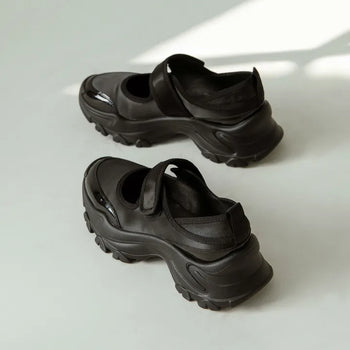 Cream Tea Mary Jane Sneakers 5cm