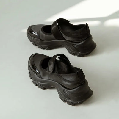 Cream Tea Mary Jane Sneakers 5cm