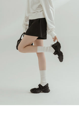 Cream Tea Mary Jane Sneakers 5cm