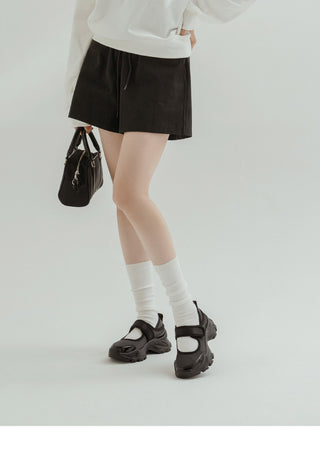Cream Tea Mary Jane Sneakers 5cm