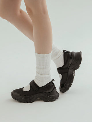 Cream Tea Mary Jane Sneakers 5cm