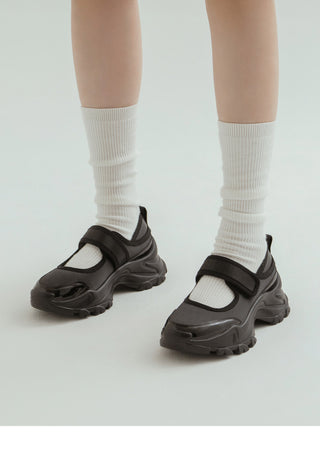 Cream Tea Mary Jane Sneakers 5cm