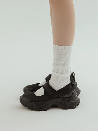 Cream Tea Mary Jane Sneakers 5cm