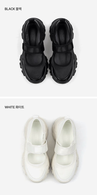 Cream Tea Mary Jane Sneakers 5cm