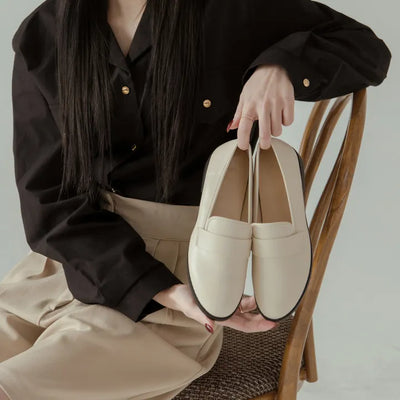 Ken's Egg Toe Penny Loafers 3cm