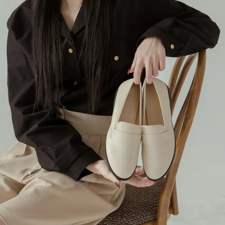 Ken's Egg Toe Penny Loafers 3cm