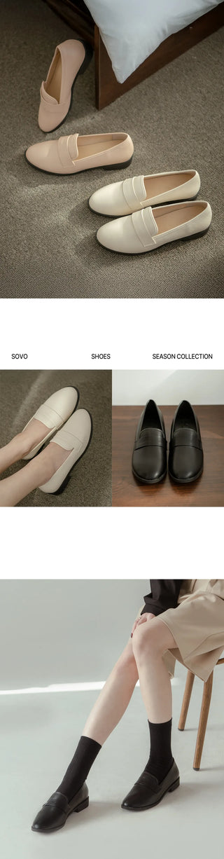 Ken's Egg Toe Penny Loafers 3cm