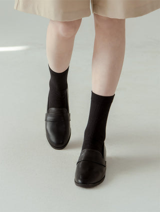 Ken's Egg Toe Penny Loafers 3cm