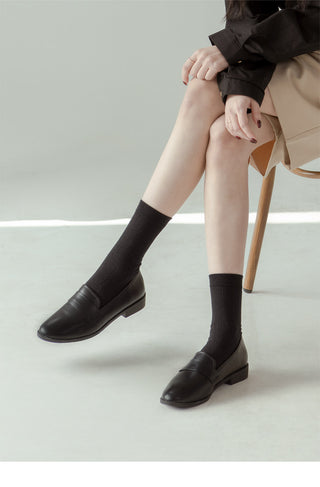 Ken's Egg Toe Penny Loafers 3cm