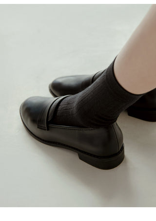 Ken's Egg Toe Penny Loafers 3cm