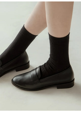 Ken's Egg Toe Penny Loafers 3cm
