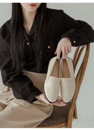 Ken's Egg Toe Penny Loafers 3cm