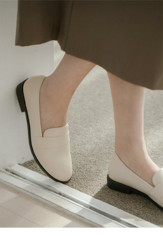 Ken's Egg Toe Penny Loafers 3cm