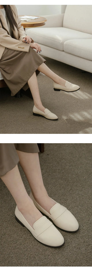 Ken's Egg Toe Penny Loafers 3cm