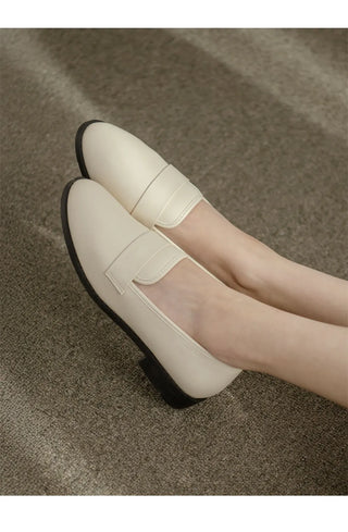 Ken's Egg Toe Penny Loafers 3cm