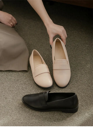 Ken's Egg Toe Penny Loafers 3cm