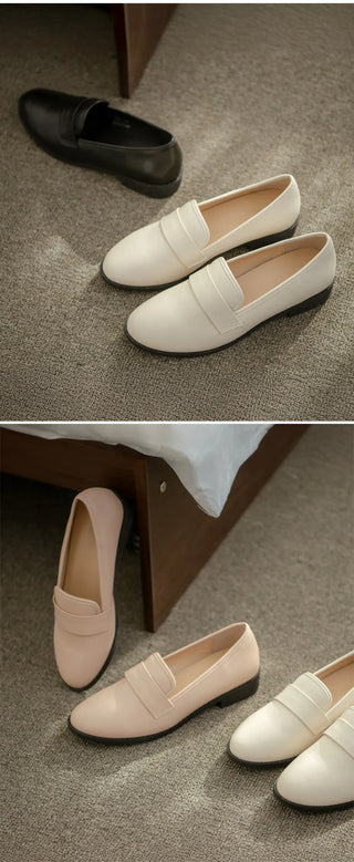 Ken's Egg Toe Penny Loafers 3cm