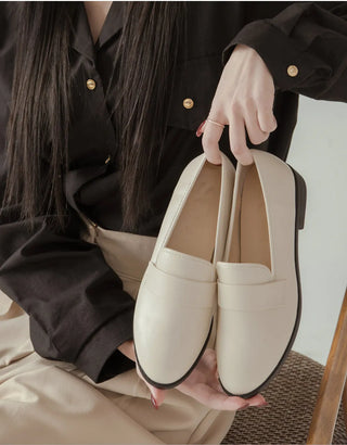 Ken's Egg Toe Penny Loafers 3cm