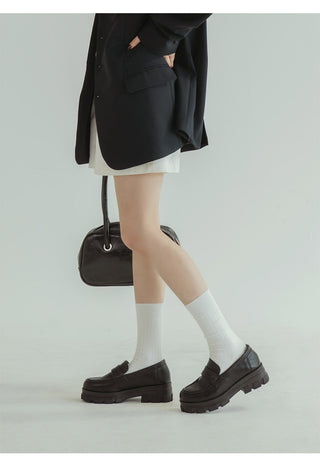 Lorenze Platform Flats Loafers 5cm