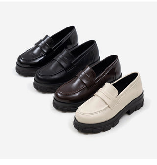 Lorenze Platform Flats Loafers 5cm
