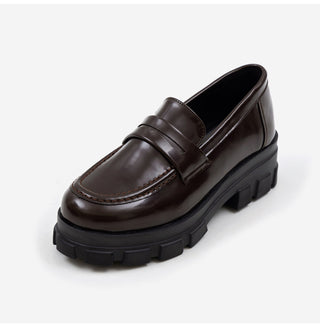Lorenze Platform Flats Loafers 5cm