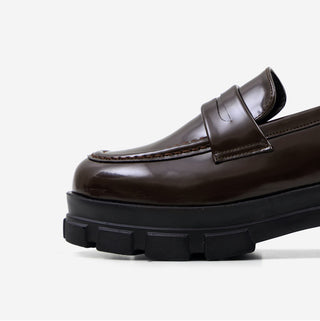 Lorenze Platform Flats Loafers 5cm