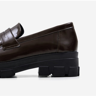 Lorenze Platform Flats Loafers 5cm