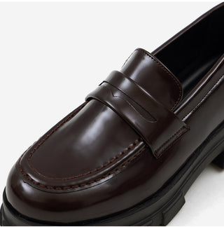 Lorenze Platform Flats Loafers 5cm