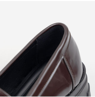 Lorenze Platform Flats Loafers 5cm