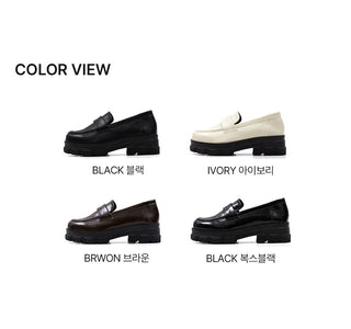 Lorenze Platform Flats Loafers 5cm
