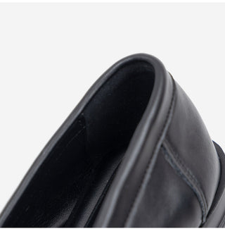 Longy Rough Sole Chain Loafers 5cm