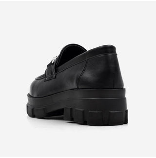 Longy Rough Sole Chain Loafers 5cm