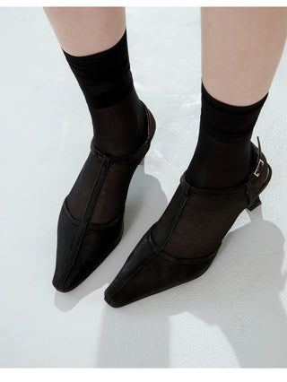 Rialto T-Strap Mid-Heel Sandals 5cm